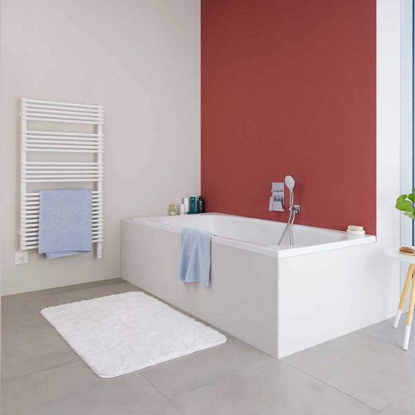 Radiatore da bagno Alterna pali bianco opaco resistenza a sinistra image number 1